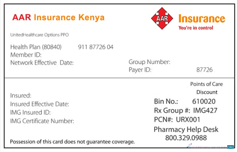Download Kenya health insurance card Photoshop template